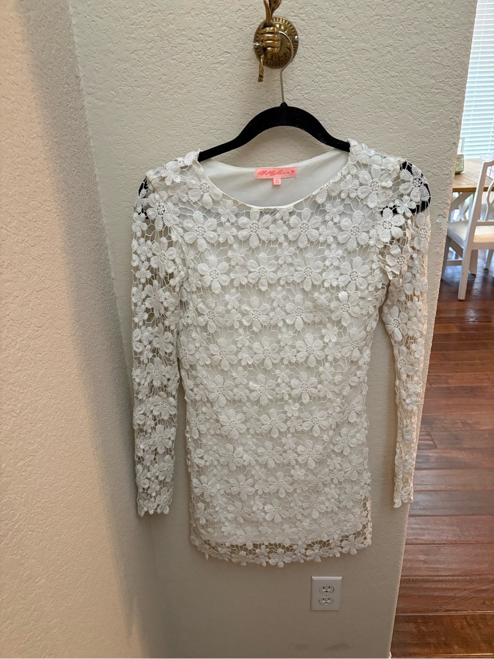 Oh My Love White Floral Lace Dress